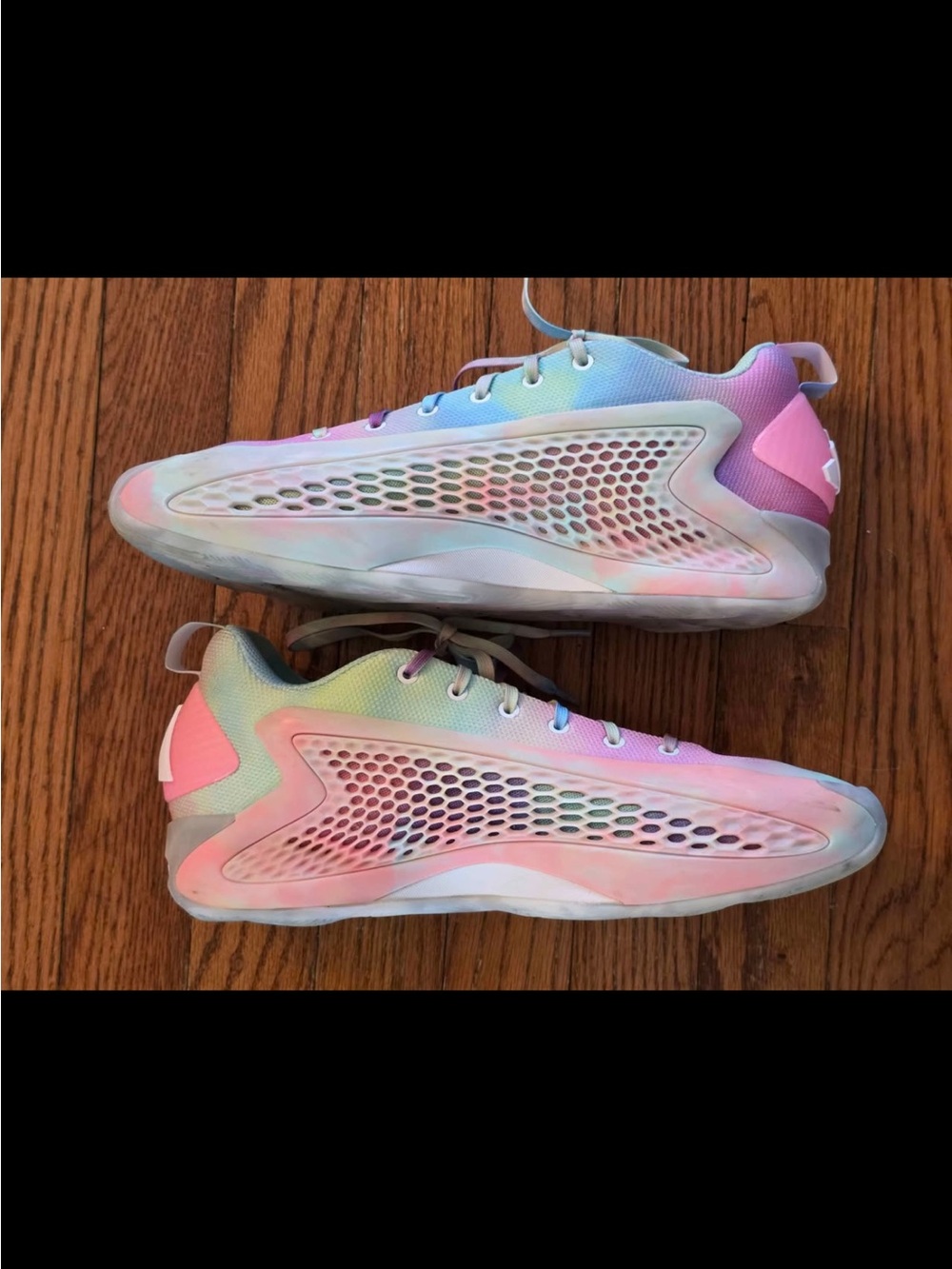 adidas Anthony Edwards basketball shoes Easter Colorway Size 9 Mens
